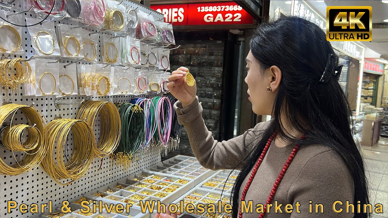 Guangzhou Pearl & Silver Wholesale Market in China | 4K HDR | Faizee Vlogs