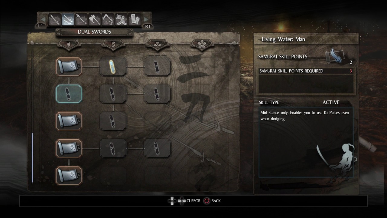 Nioh - Learn Dual Swords Skills 