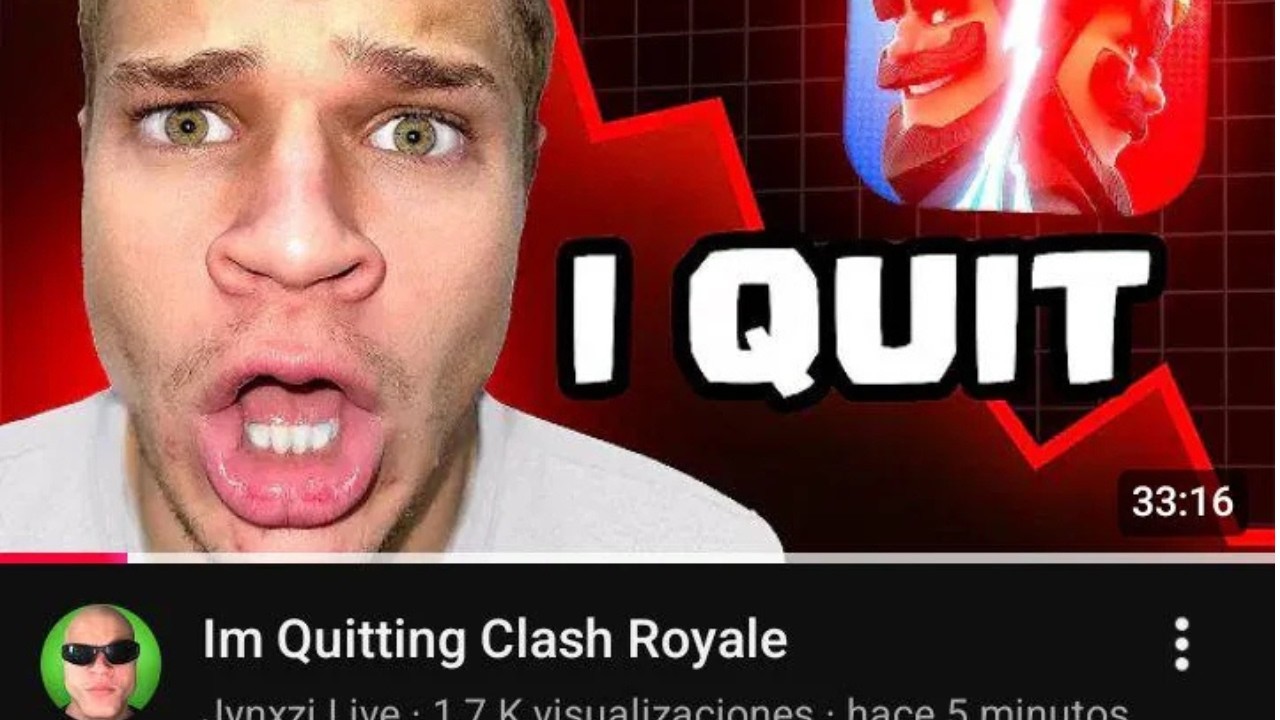 JYNXZI LEFT CLASH ROYALE ?!