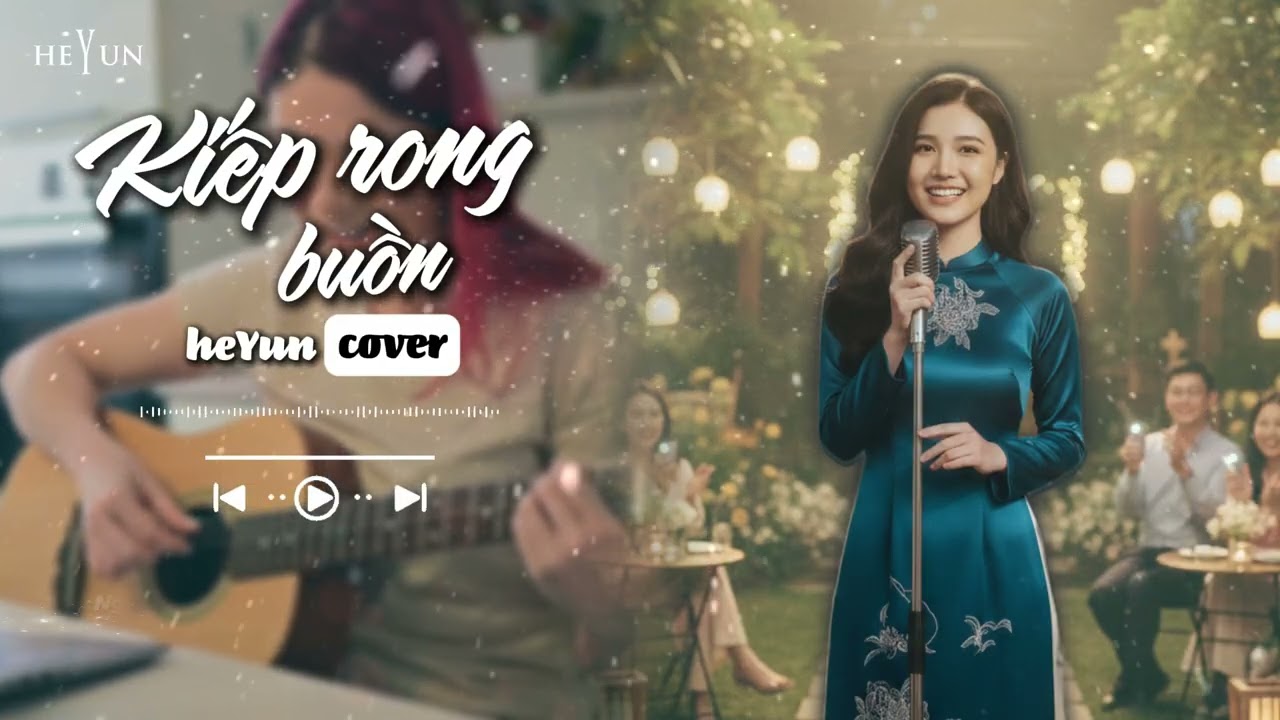 Kiếp rong buồn | heYun cover | Mùa thu qua, từng chiếc lá bay về nơi chốn xa...