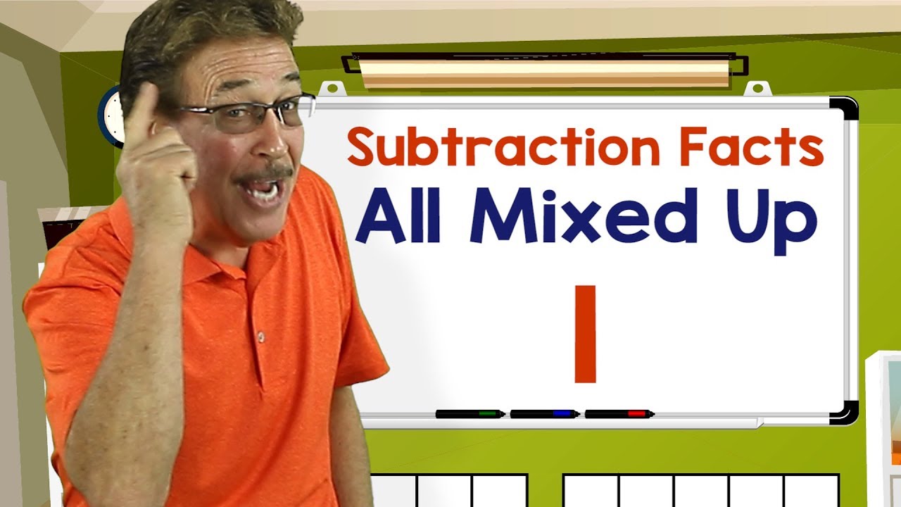 Subtraction Facts All Mixed Up 1 | Math Songs for Kids | Jack Hartmann