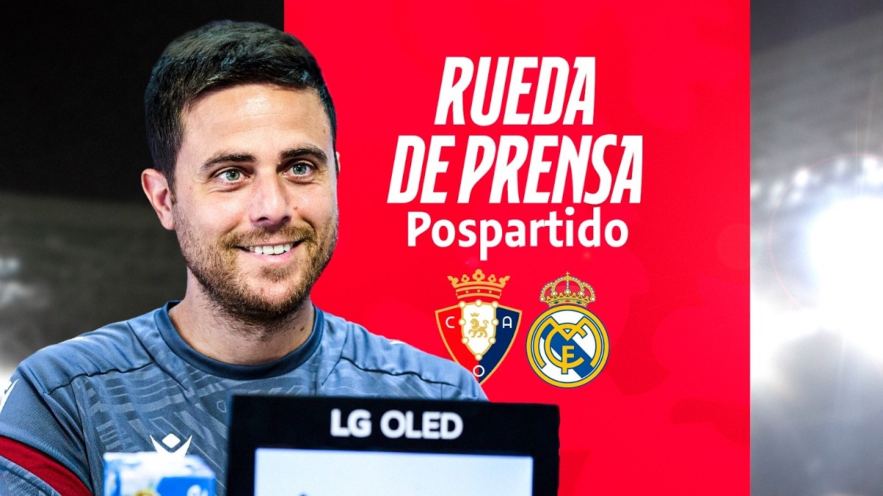 Rueda de prensa de Alessio Lisci pospartido Osasuna - Real Madrid | Club Atlético Osasuna