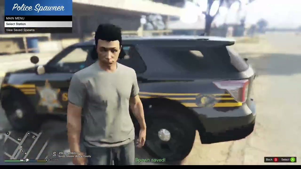 Police Car Station Spawner Script