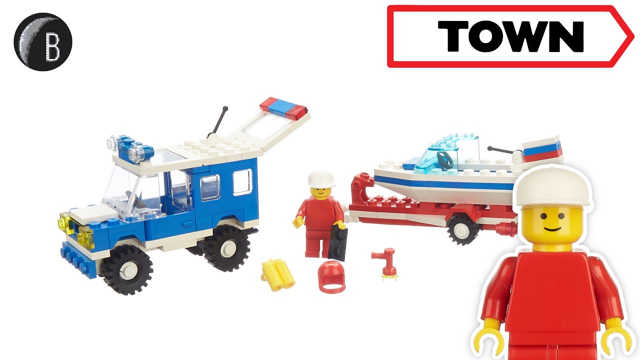 LEGO 6698 - RV with Speedboat - Town - Speed Build Review