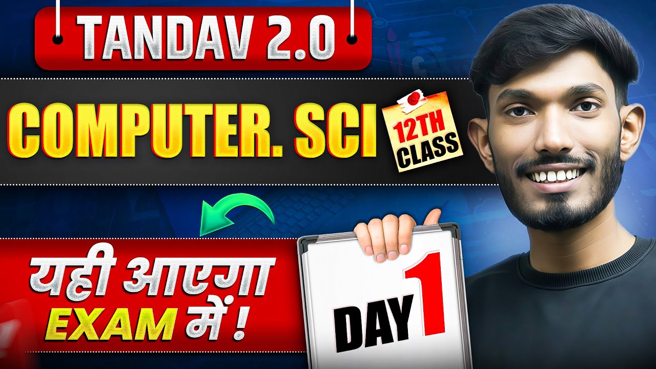NIOS Class 12th Computer Science Most Important Questions with Answer | Tandav 2.0 Batch Day 1st