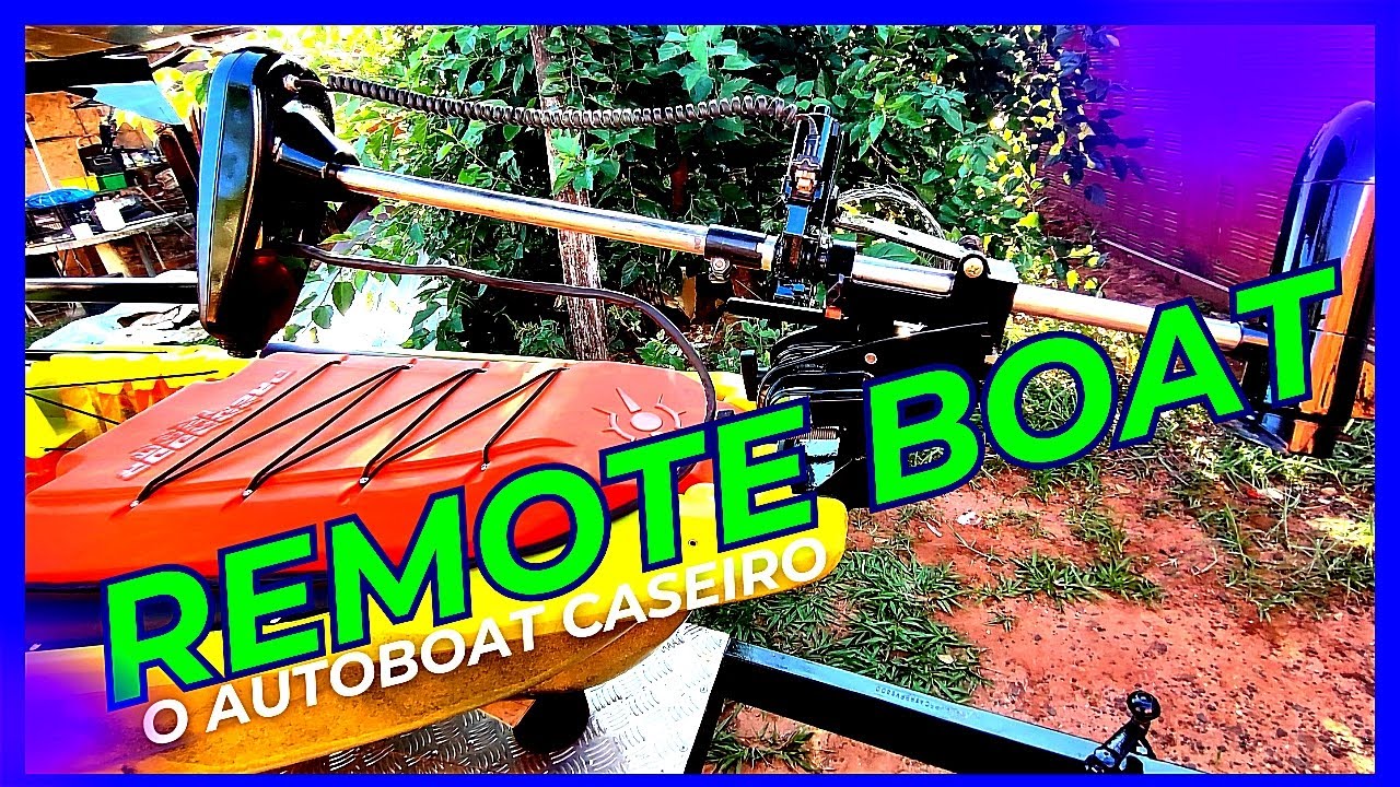 Motor Phantom no controle remoto REMOTE BOAT (autoboat caseiro)