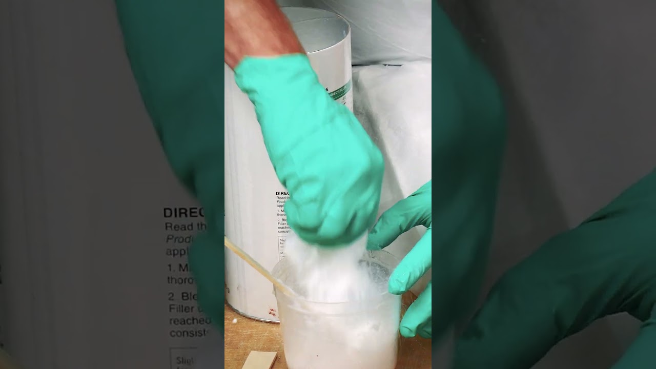 Tooling Thickened Epoxy into a Fillet