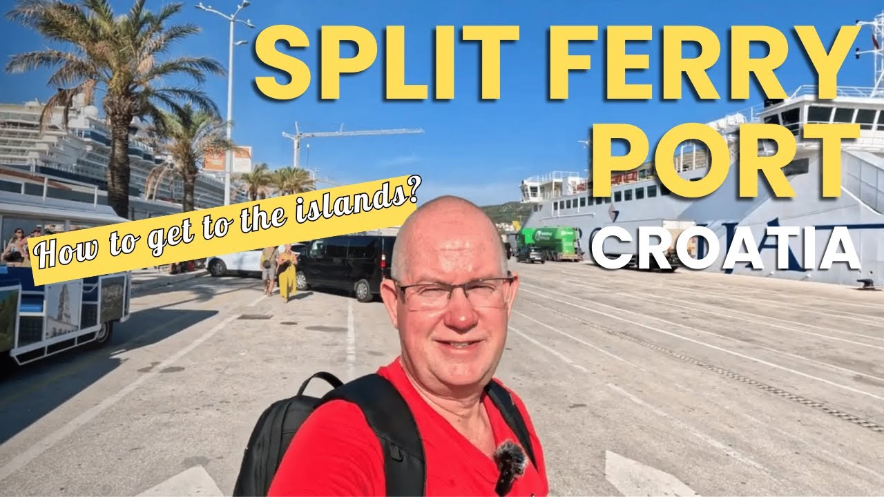 Split ferry port - the most busy ferry port in Croatia