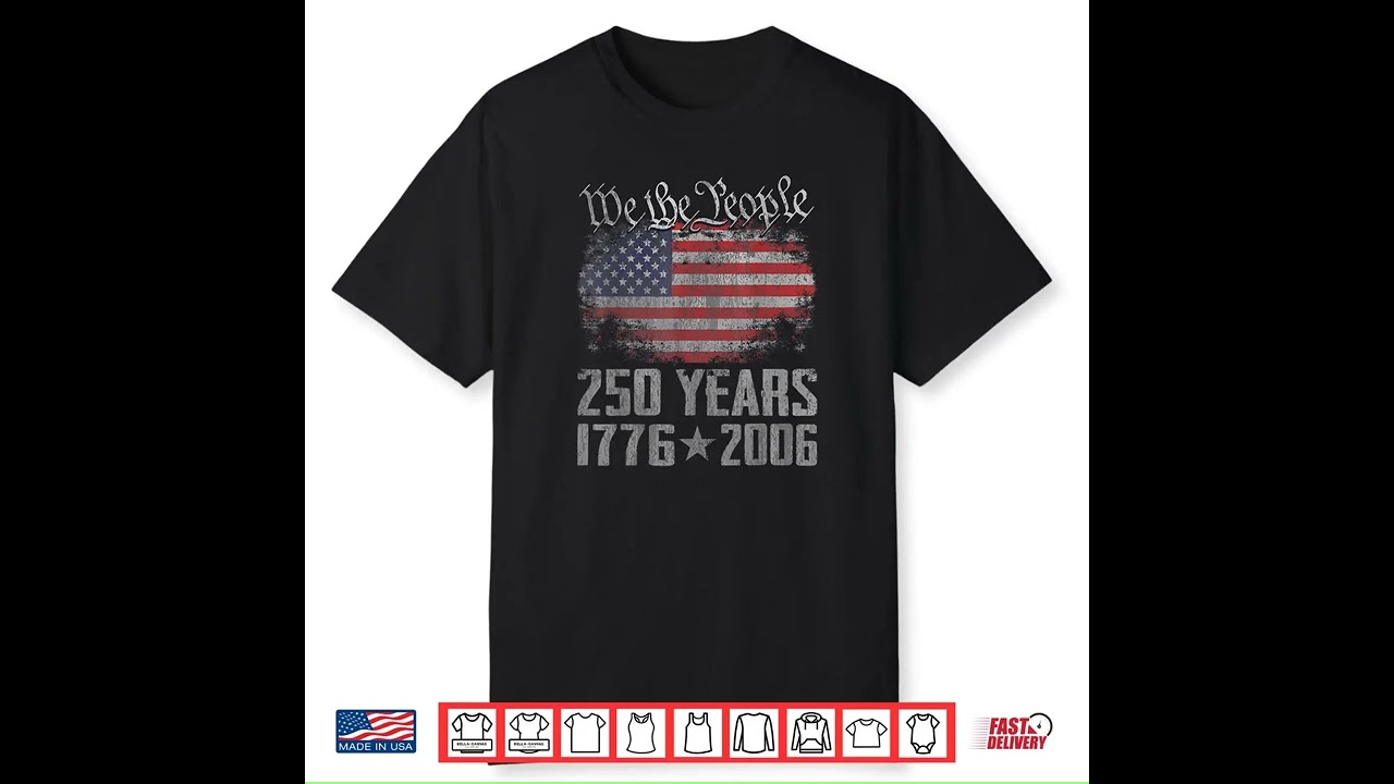 250 Years 1776 2026 250th Vintage American Flag 4th July Shirt