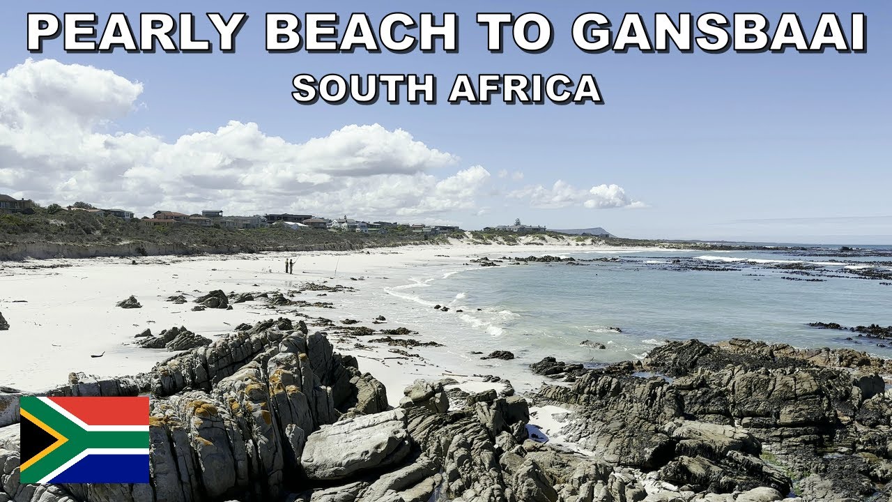 DRIVING from PEARLY BEACH to GANSBAAI in SOUTH AFRICA * 4K (60fps)