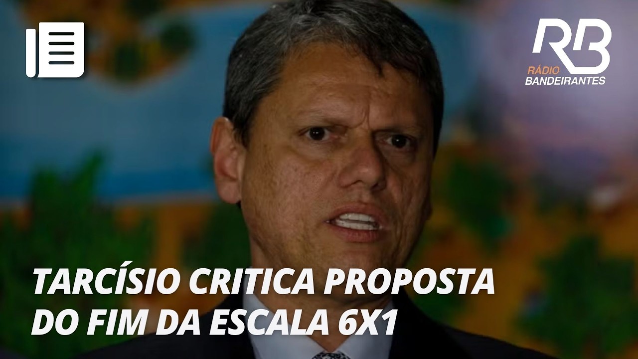 Tarcísio fala sobre o fim da escala 6x1 | Jornal Gente