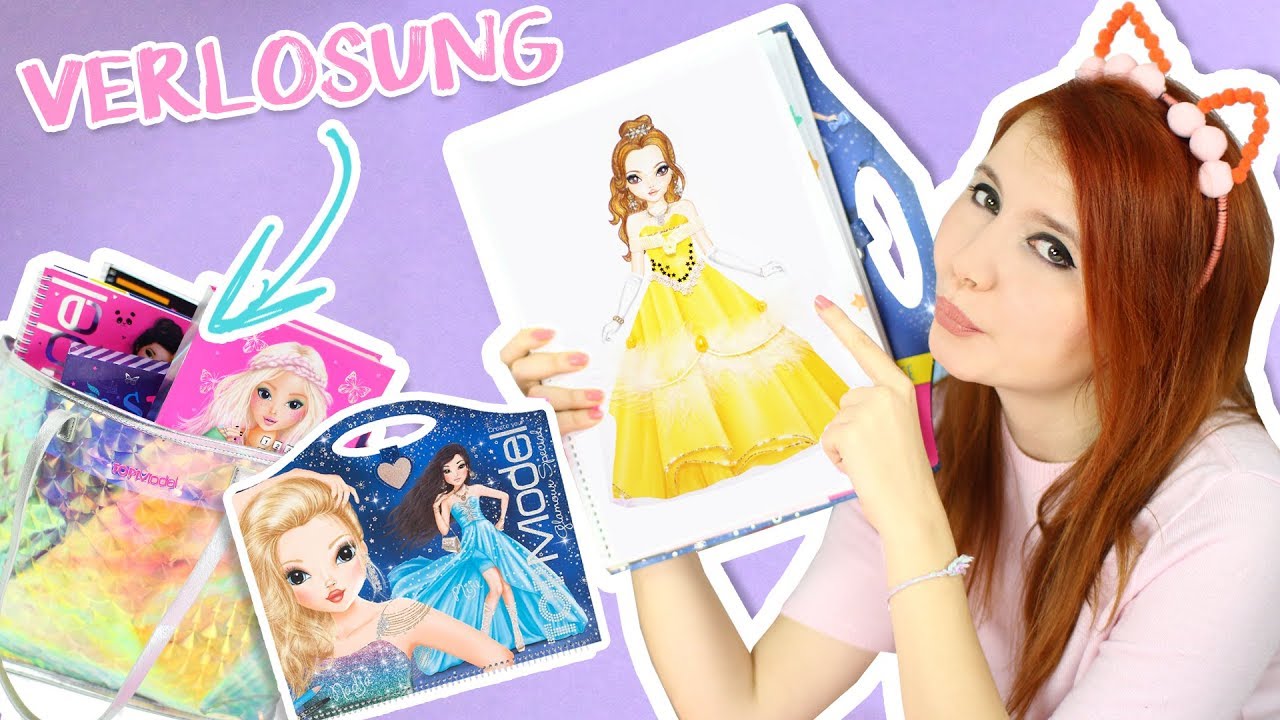 TOPModel Glamour Special REVIEW + VERLOSUNG | 3 Disney Prinzessinnen malen || Foxy Draws