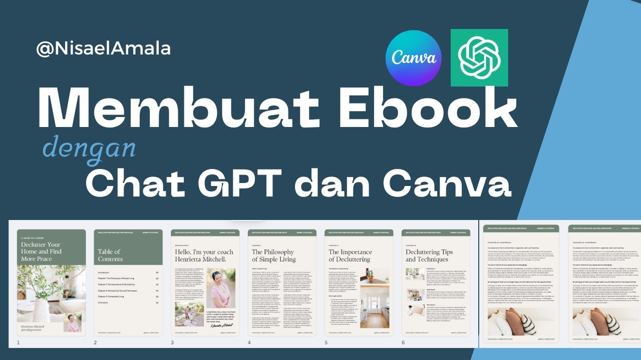 Cara Membuat Ebook dengan Chat GPT dan Canva