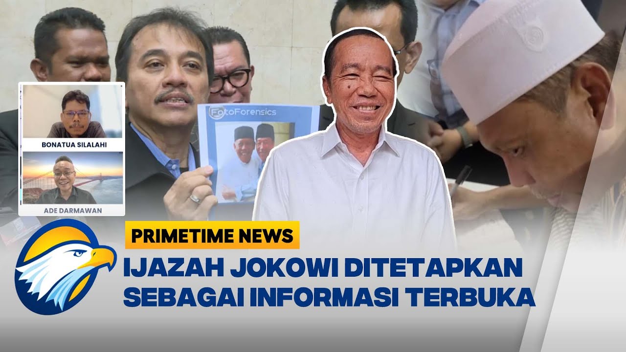 [FULL] KIP Putuskan Ijazah Jokowi Informasi Terbuka - [Primetime News]