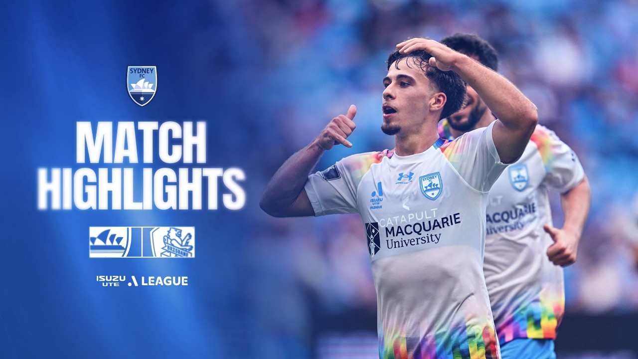 Основные моменты матча: Сидней ФК — Брисбен Роар | Isuzu UTE A-League 2025/26, 18-й тур