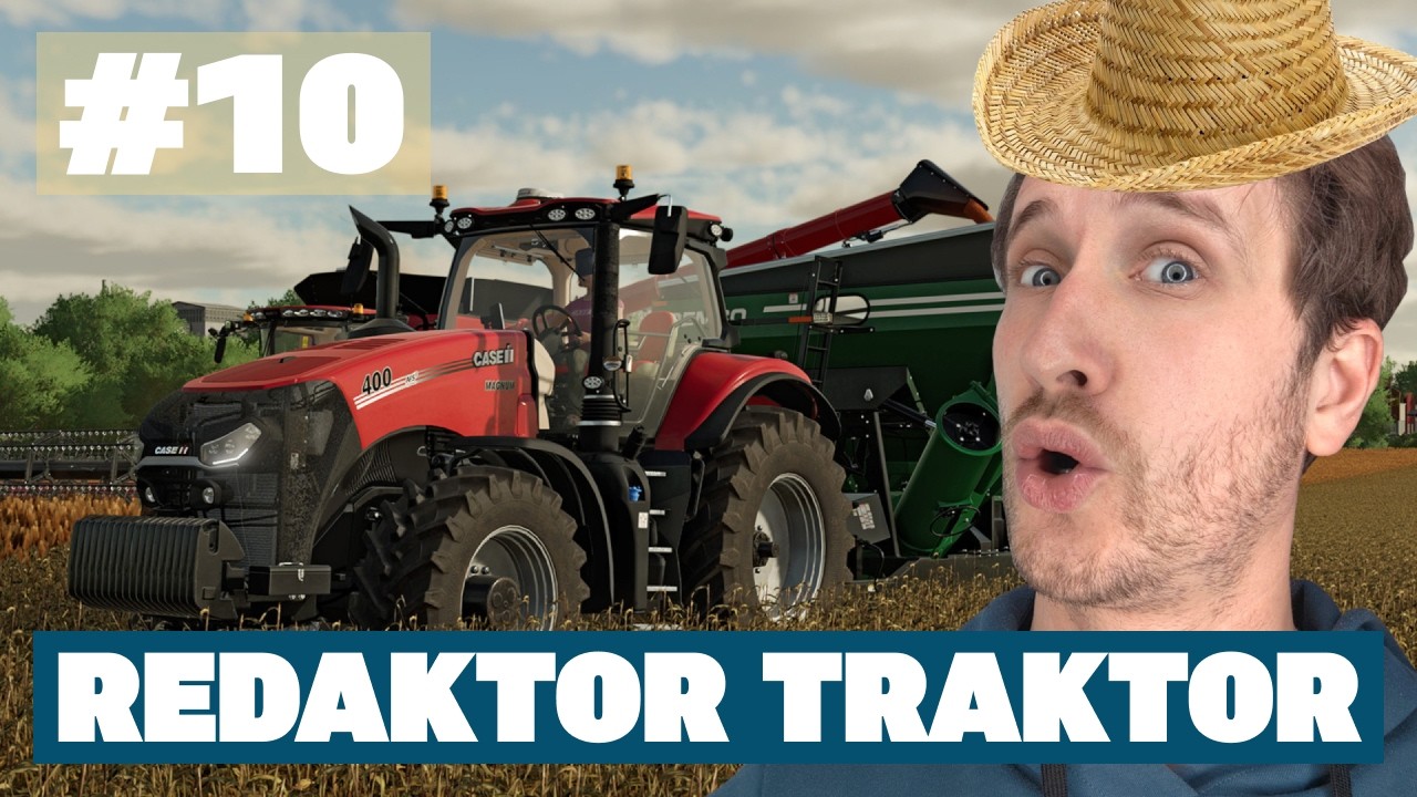 REDAKTOR TRAKTOR | 10 | Farming Simulator 22 | Świętujemy zdanie podyplomówki z Rolnictwa!