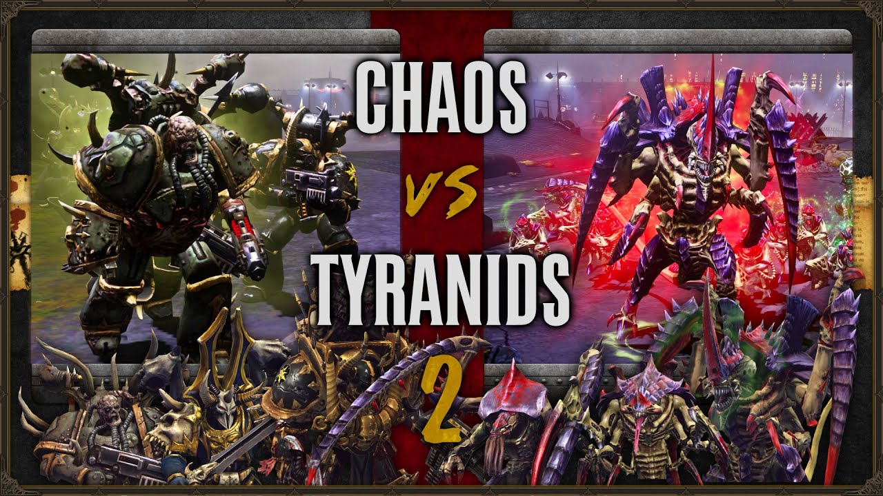 Warhammer 40,000: Dawn of War 2 - Faction Wars 2023 | Chaos Space Marines vs Tyranids #3