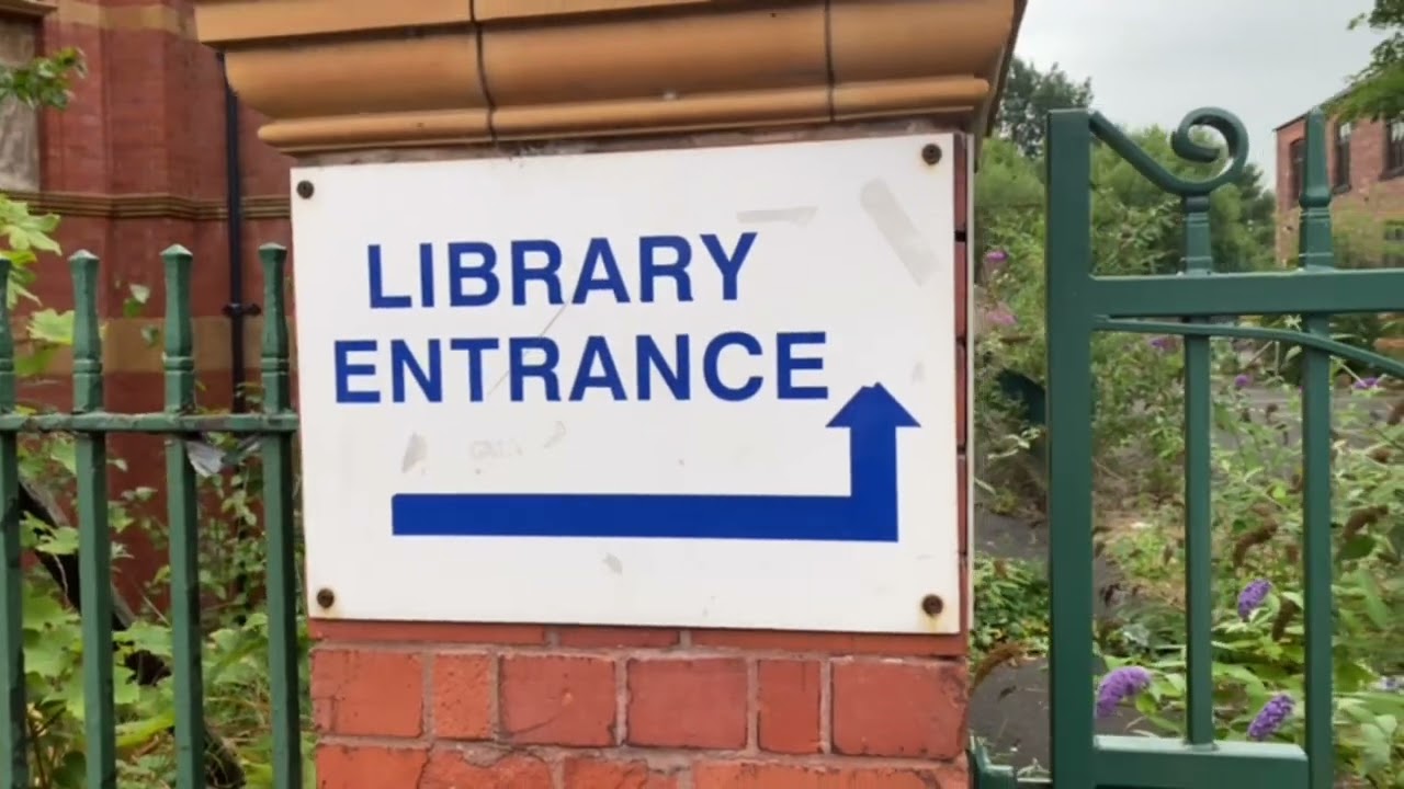 Inside Hyde library - Tameside. August 2022
