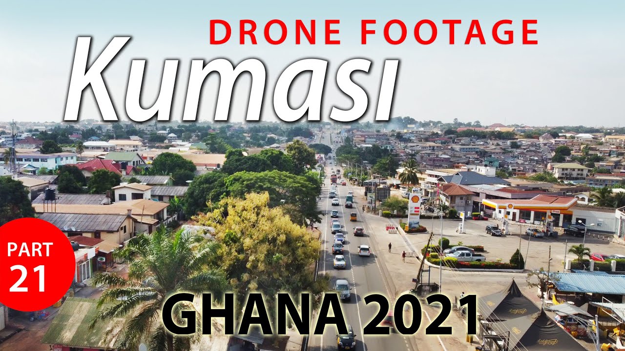 Kumasi - drone footage - Ghana 2021 - part 21