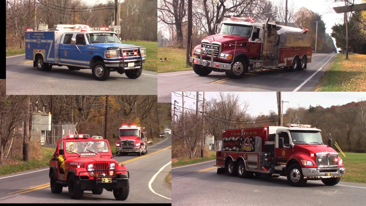 Working Brush Fire Response video to Highland Township Chester County 