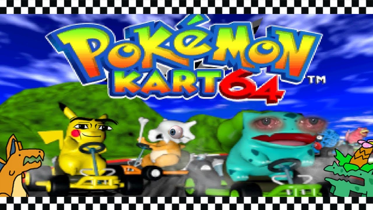 Es gibt eine Pokemon Mod für Mario Kart 64 (Pokemon Kart 64)