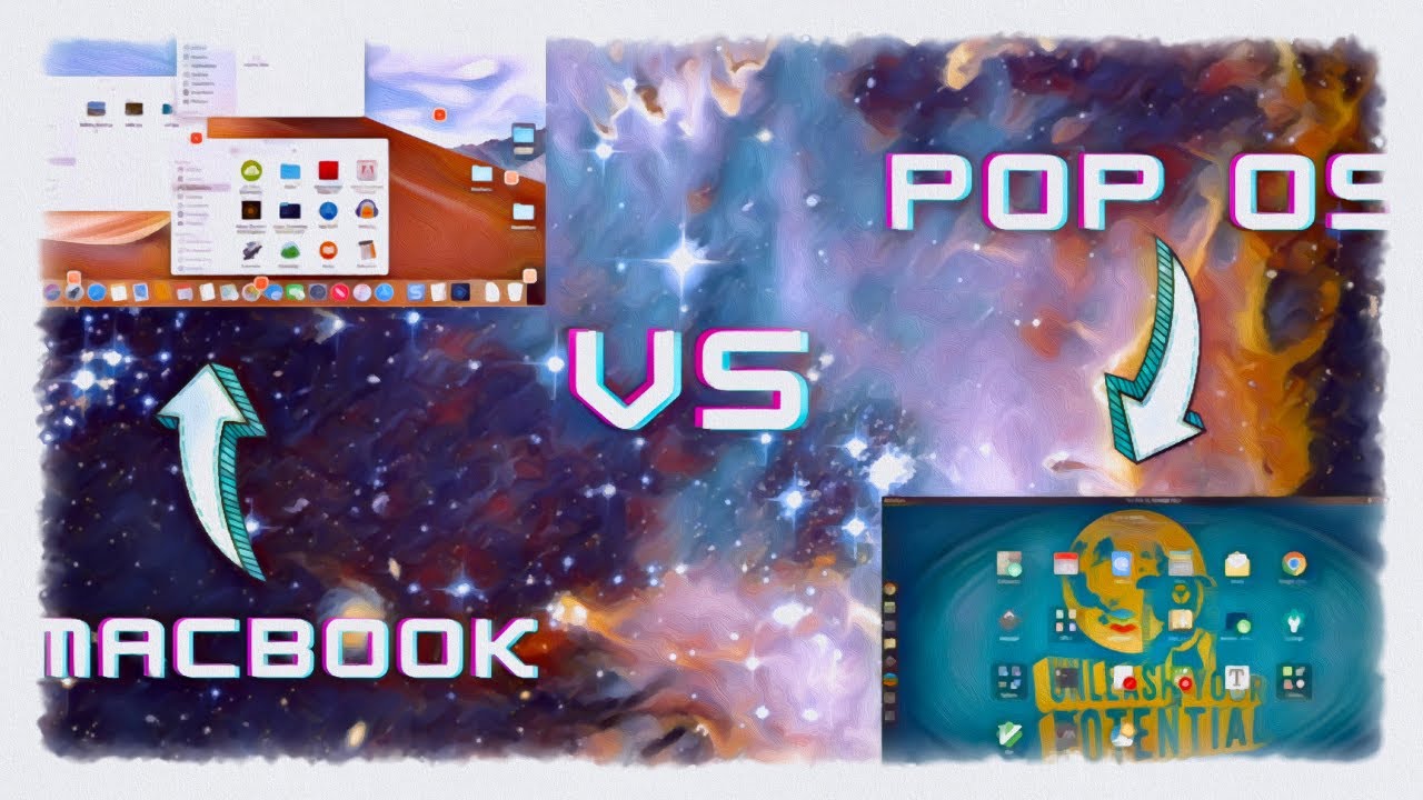 MacOS vs PopOS #linux #mac #macbookpro #mackbook #popos