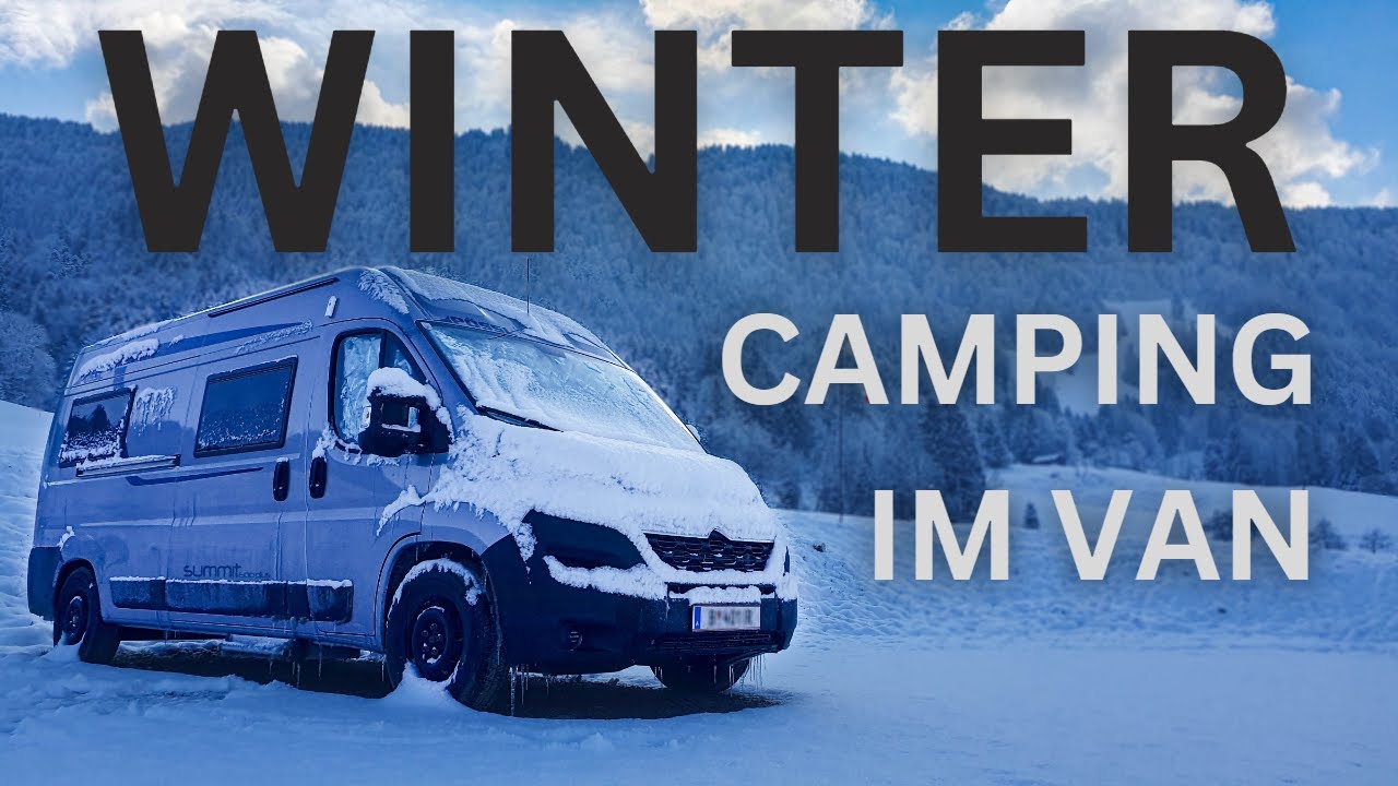 Тайм-аут в снегу ❄️ Зимний кемпинг в Альпах ❄️ Одна зимняя ночь в автодоме