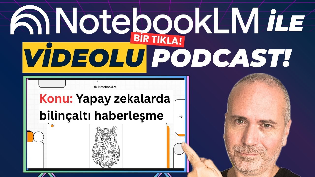 NotebookLM ile Videolu Podcast:Subliminal haberleşen yapay zekalar!