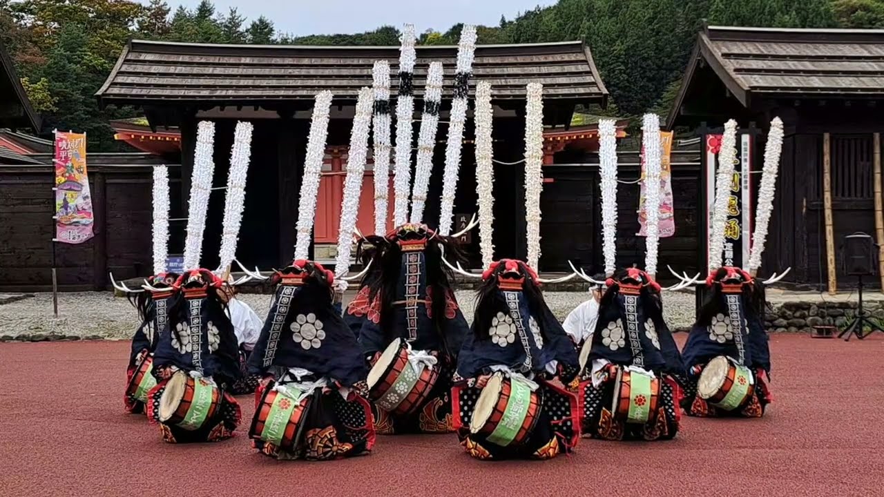 金津流こども獅子躍「礼庭」えさし藤原の郷特別公演　2025/10/19