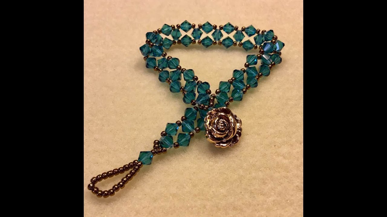 One Thread Right Angle weave Bracelet