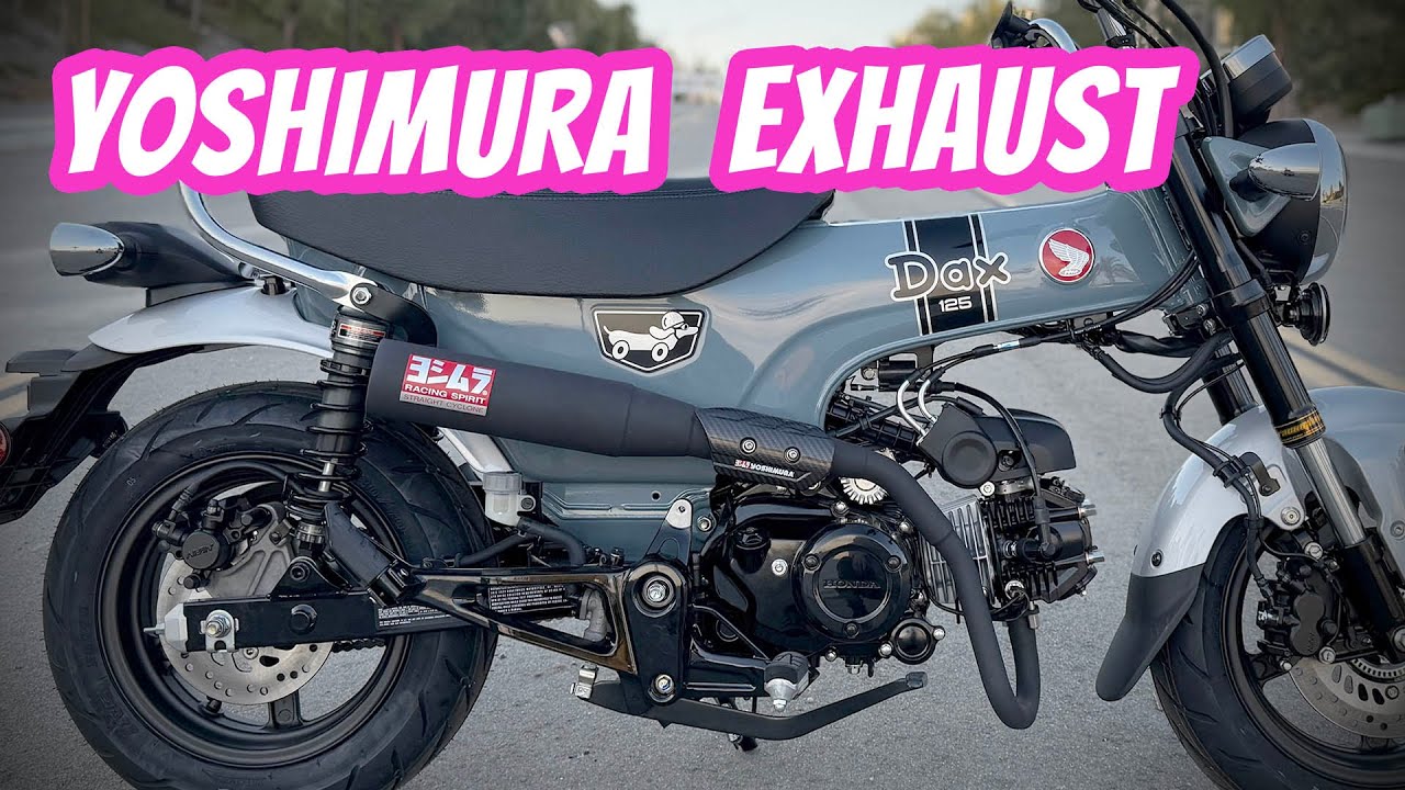 Dax 125 Yoshimura Cyclone Exhaust Install