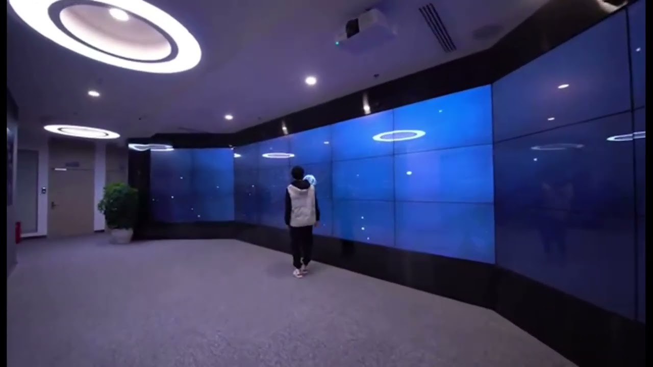 Interactive multimedia enterprise exhibition hall