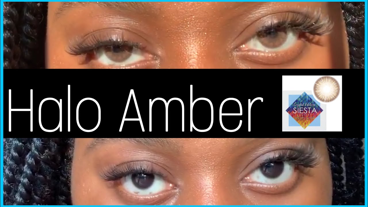 AFFORDABLE CONTACTS| Halo Amber Review ~ COLORCL SHOP