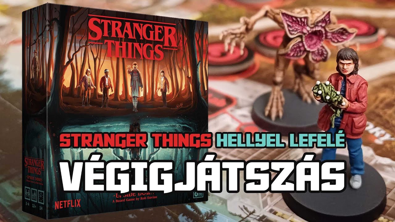 Stranger Things Hellyel lefelé végigjátszás | Társasjáték