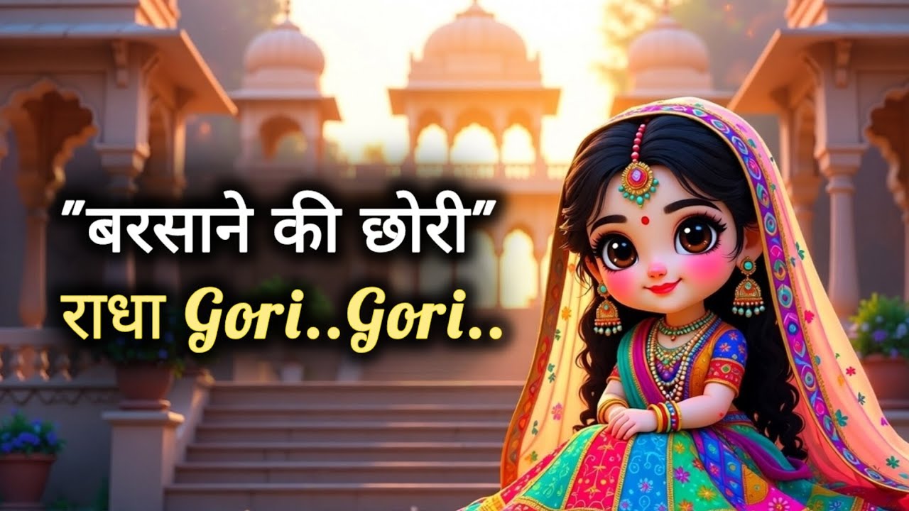बरसाने की छोरी राधा गोरी गोरी 🌸🦚 सुंदर भजन 