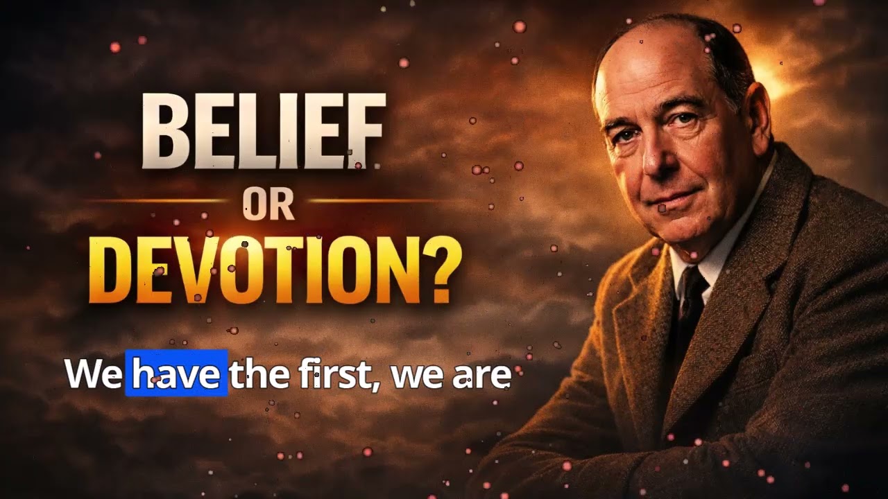 There is a Difference Between Believing in Christ and Living for Christ | C.S. Lewis