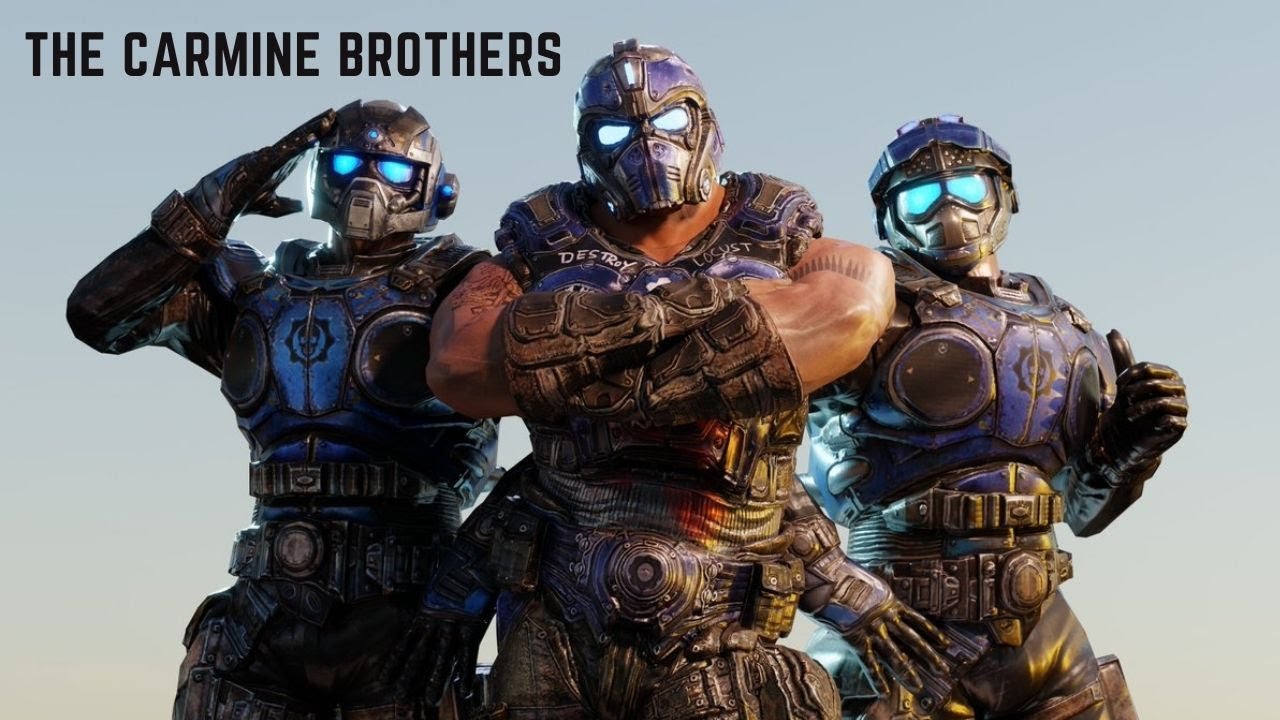 Братья Кармины Все сцены (Gears of War 1-3)