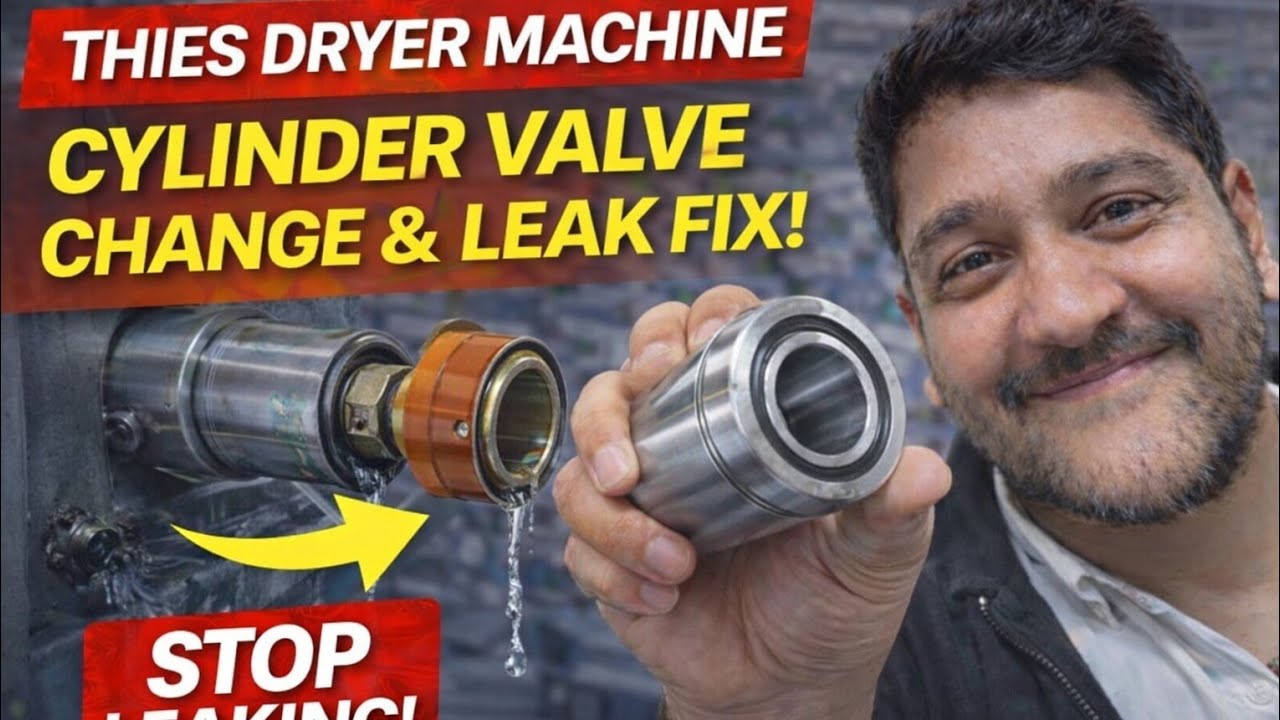 Fabric Dyeing Thies Machine Cylinder valve Kaise Change Kare | Complete Maintenance Guide |