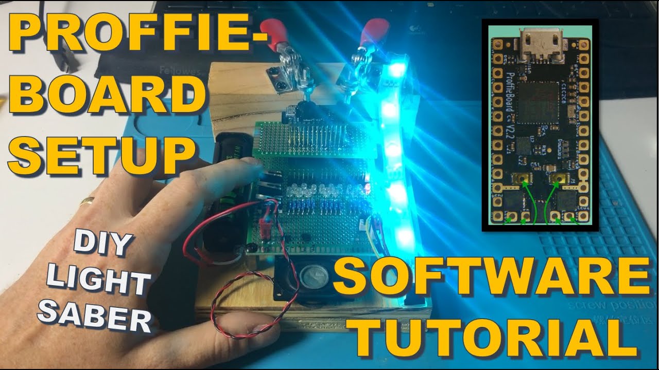 How to Program a Proffieboard - Setup & Config Basics - DIY Lightsaber