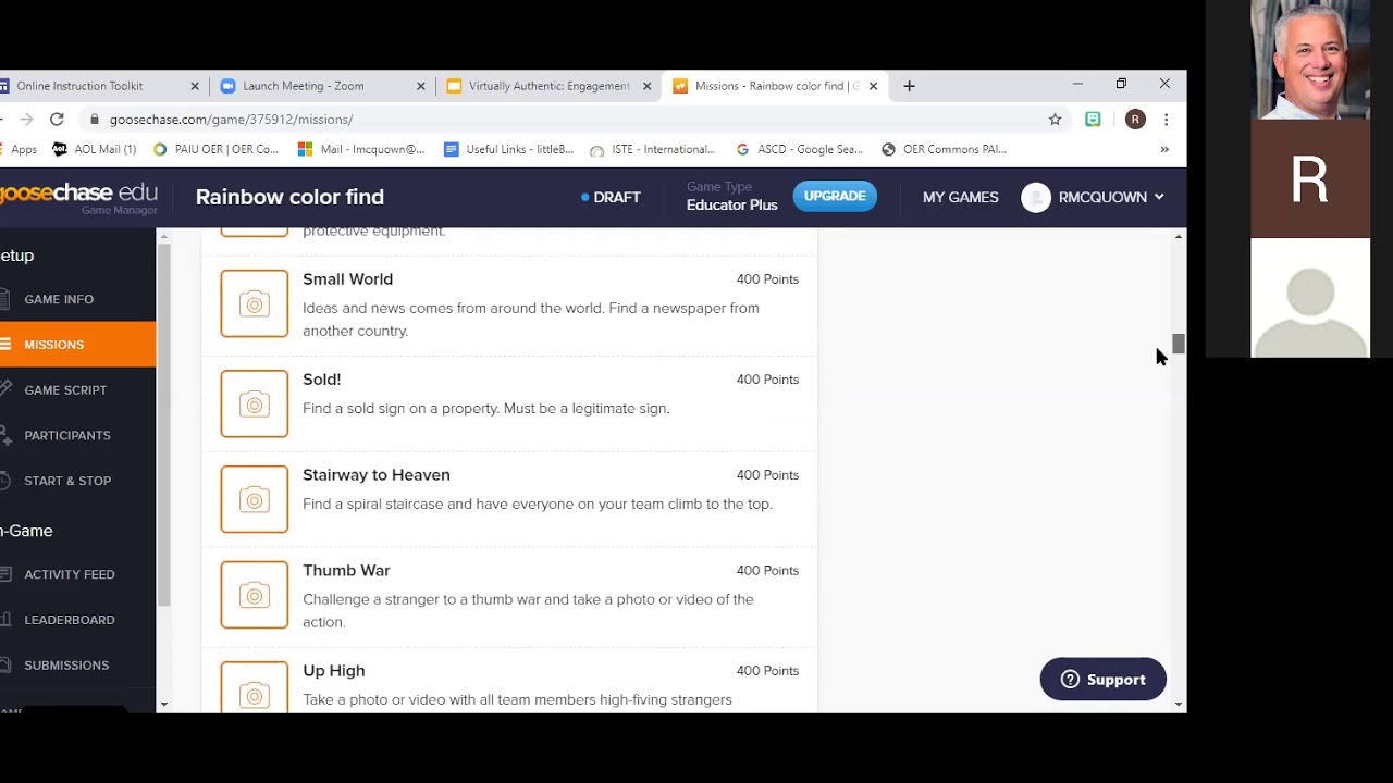 Engagement Strategies for Online Learning