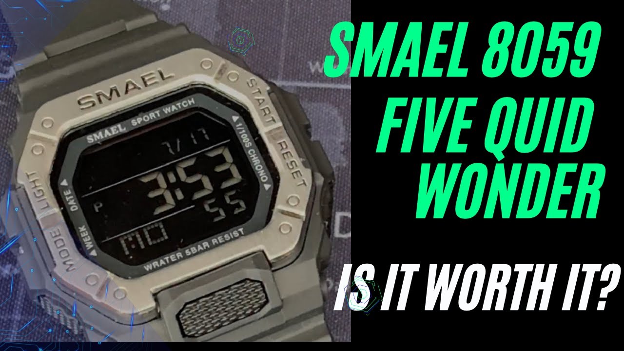 Smael 8509 digital watch review - Return of the cheapskate