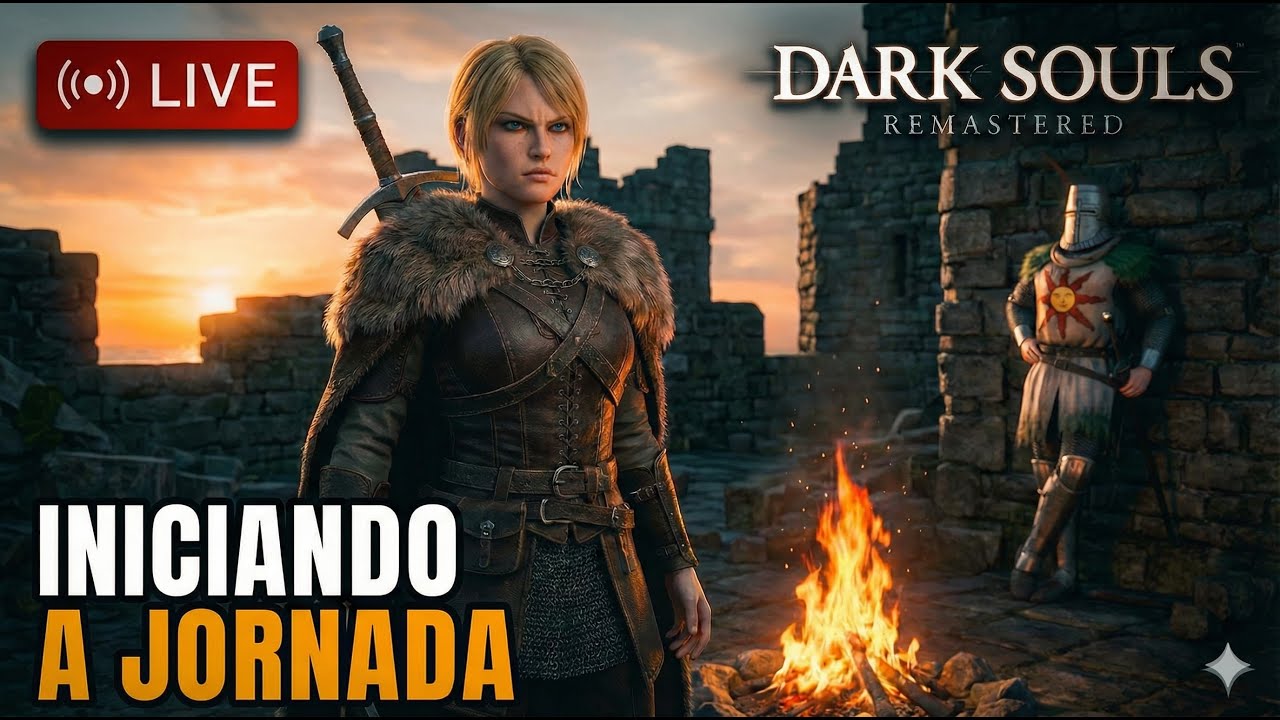 🔴 DARK SOULS  REMASTERED:  INICIO DA JORNADA  #01