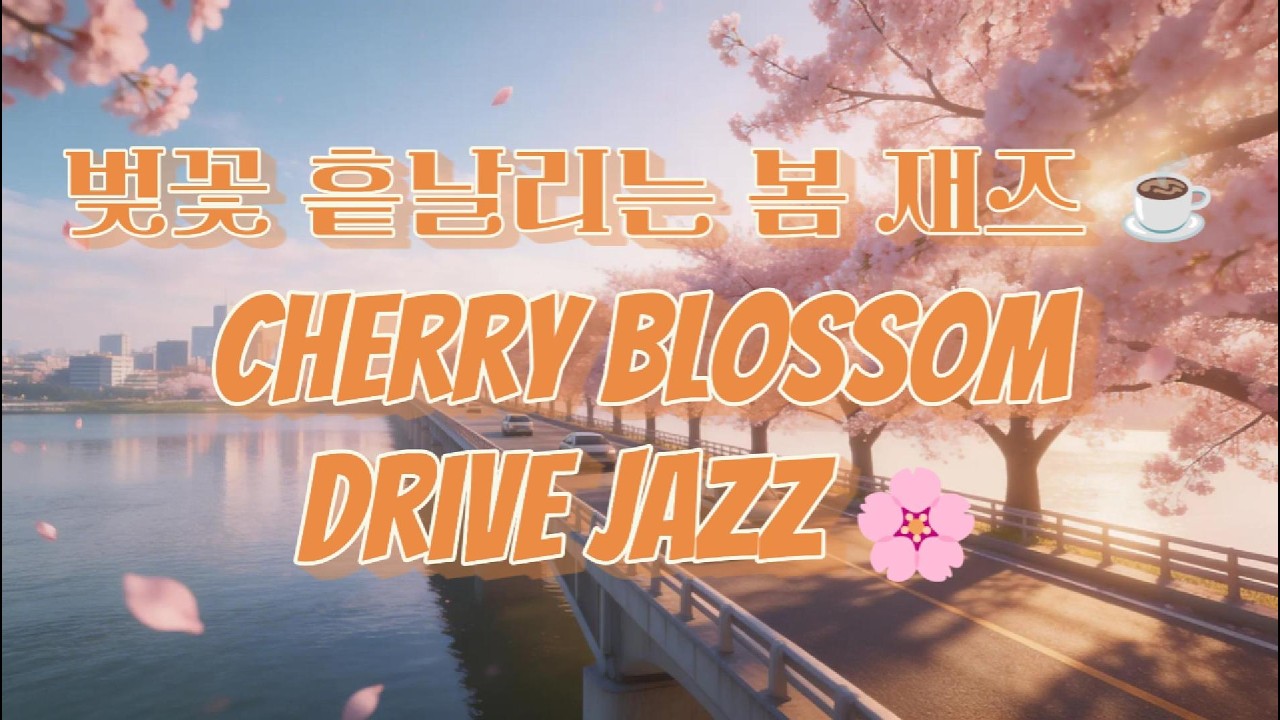 벚꽃 흩날리는 봄 재즈 🌸 Cherry Blossom Drive Jazz