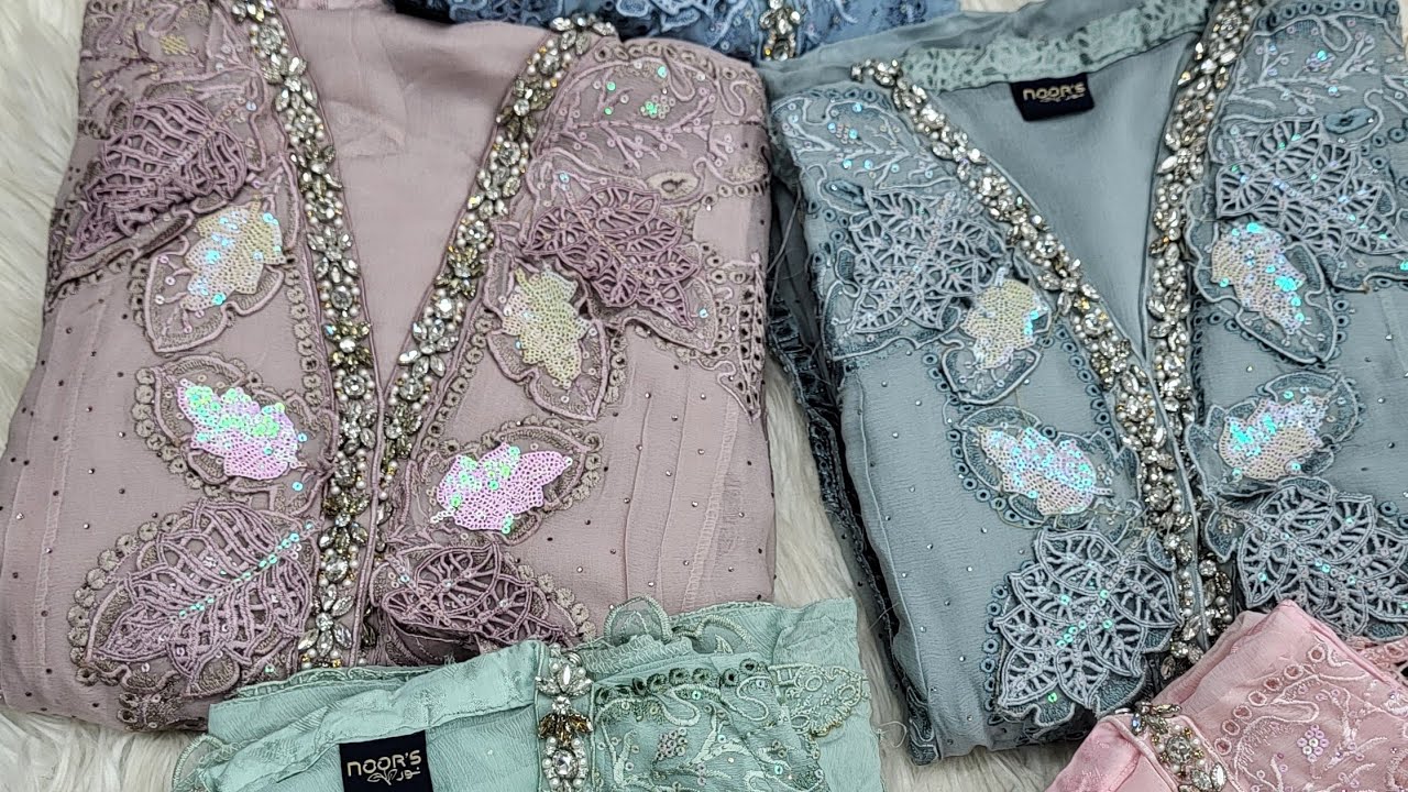 Noors AMAYA new Drsign Pakistani Gorgeous Dress Collection | Original Pakistani Eid Collection Dress