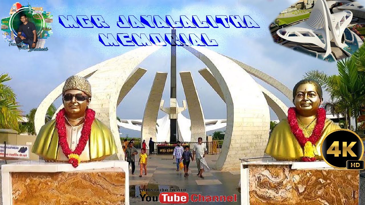 Marina Beach MGR & Jayalalitha Memorial (Jayalalitha Samadhi)