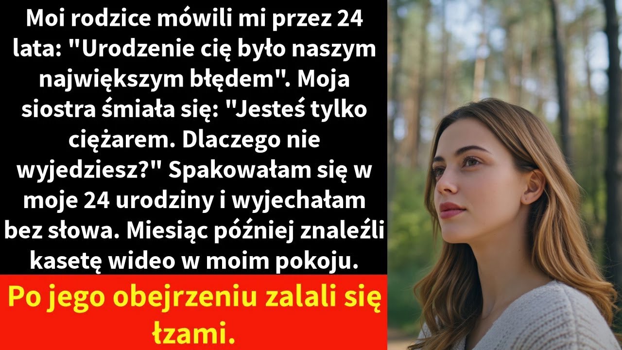 Moi rodzice mówili mi przez 24 lata: \