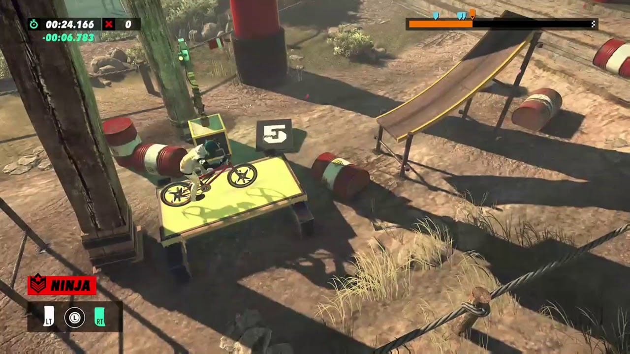 Trials Rising White/Yellow/Orange Belt 0 Fault ( Diamond Medal )