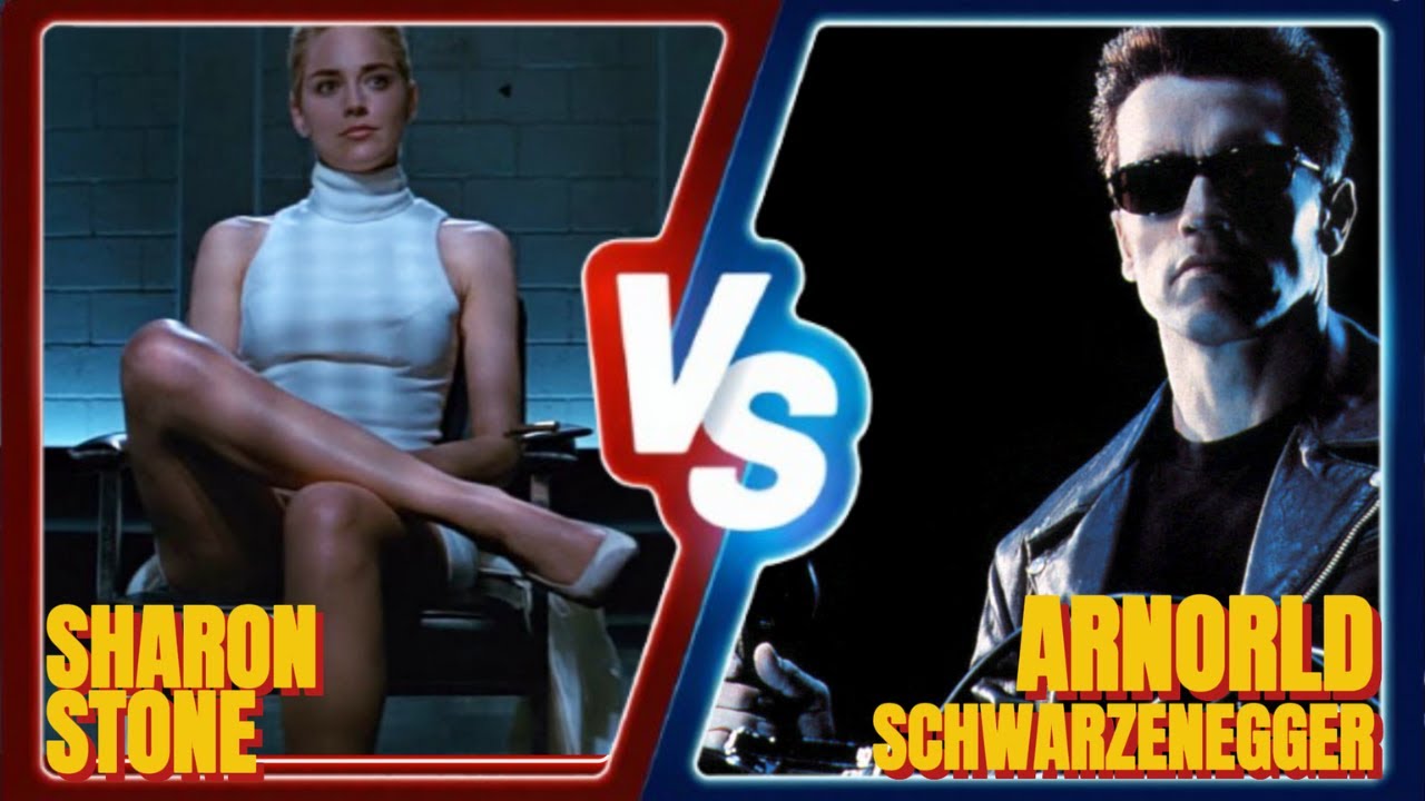 SHARON STONE VS ARNOLD SCHWARZENEGGER | Total Recall 1990 | 