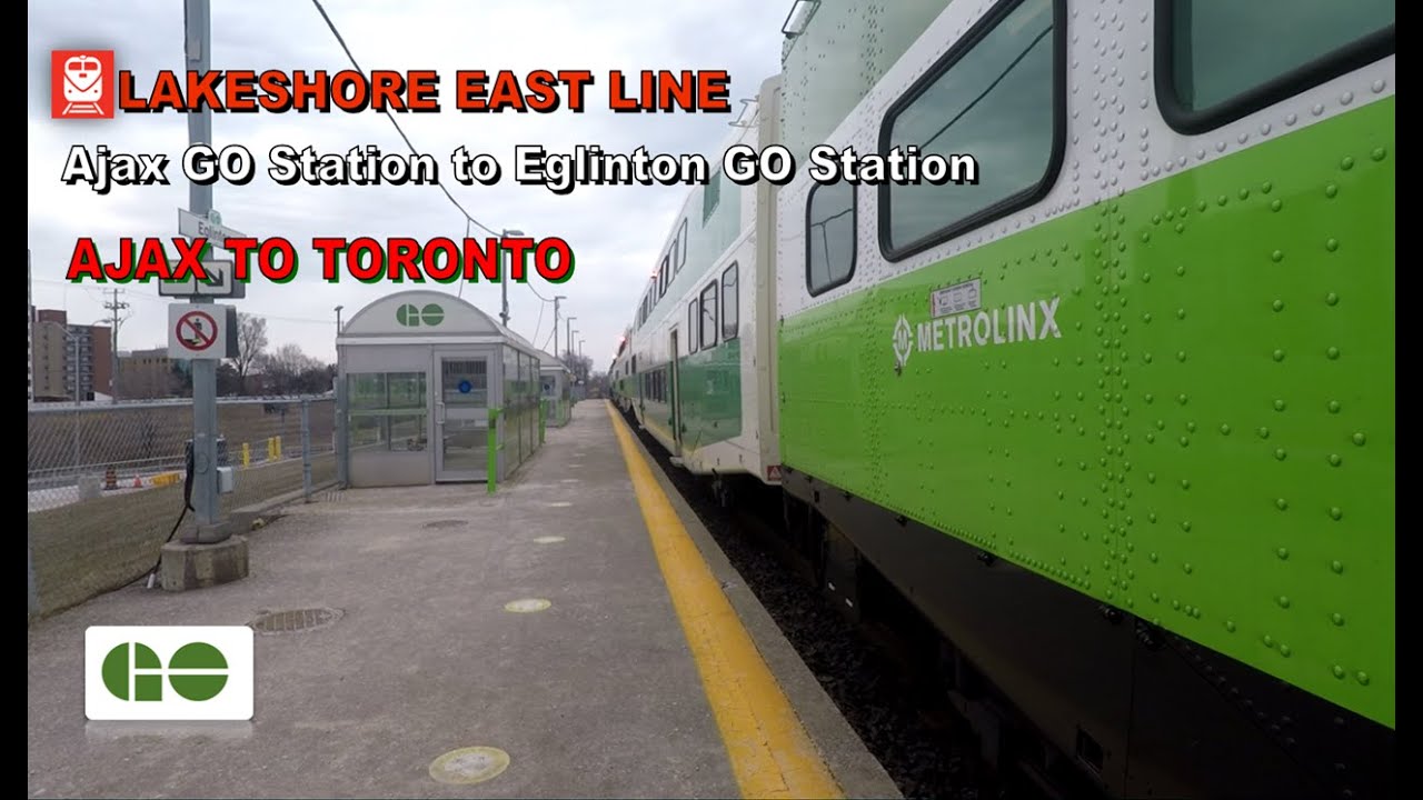 GO Transit POV Walk: Ajax GO Station to Eglinton GO Station