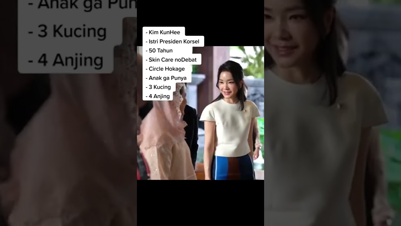 Pesona Kim Keon Hee istri dari presiden korea selatan 